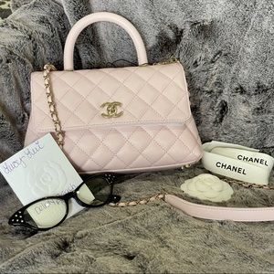 SOLD - Chanel Coco Handle Small Light Pink NG750 22P GHW BRAND NEW